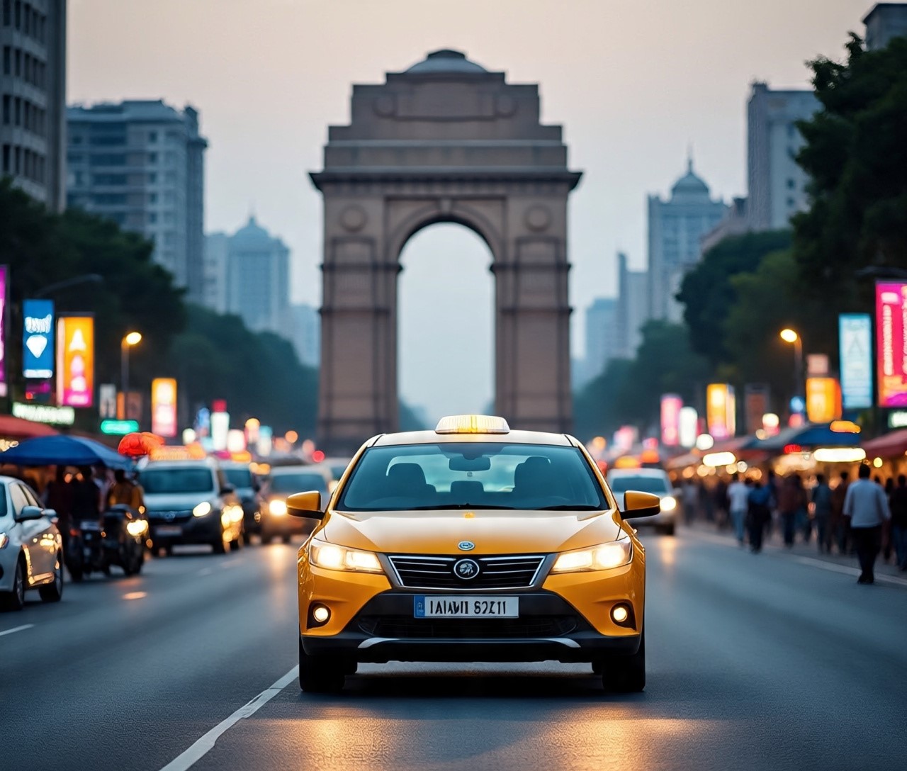 Dehradun to Delhi highway taxi route